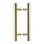 M Marcus Heritage Brass Back to Back Door Pull Handle Bar Design 305mm length
